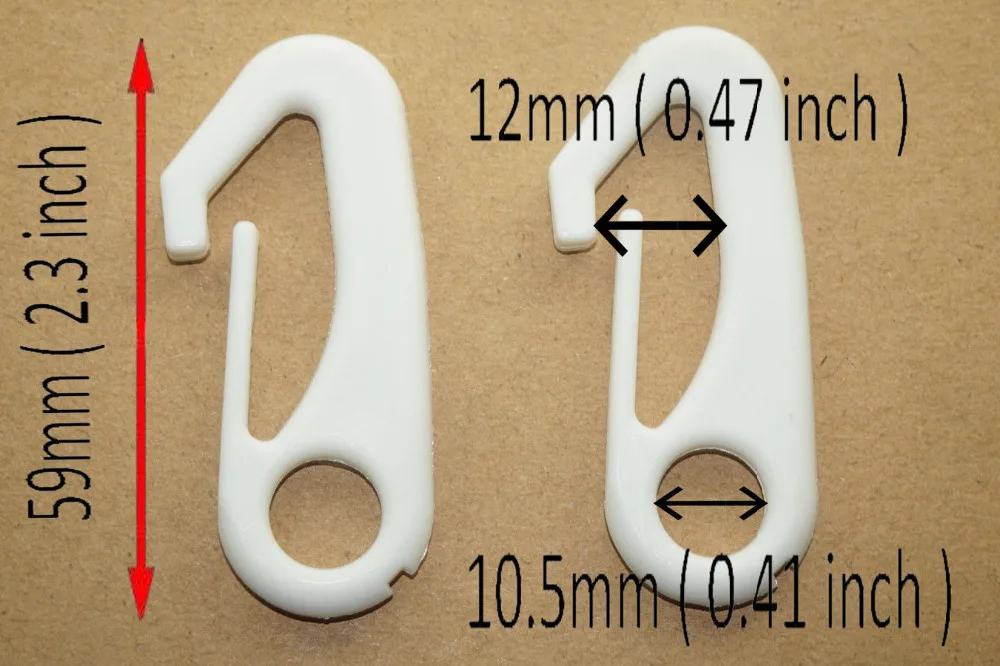 50 шт./лот нейлоновый зажим для флага защелки крючок крепление флага-более тихий