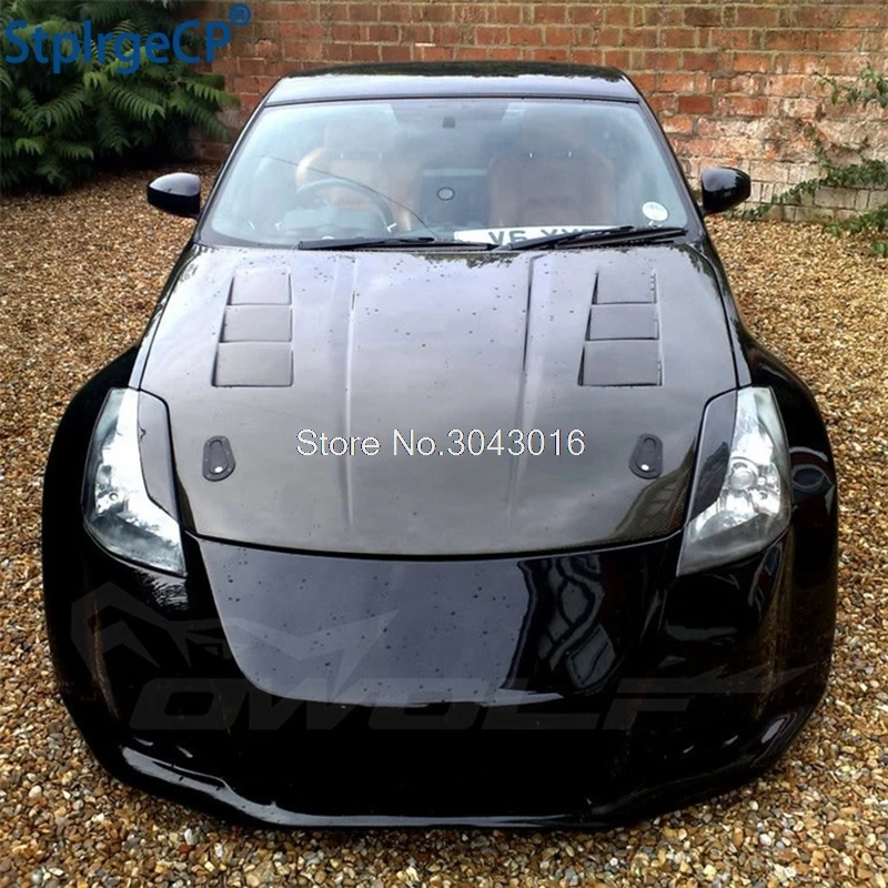 Углеродного волокна фары веки для Nissan 350Z Z33 Coupe 2003 2008 стайлинга автомобилей