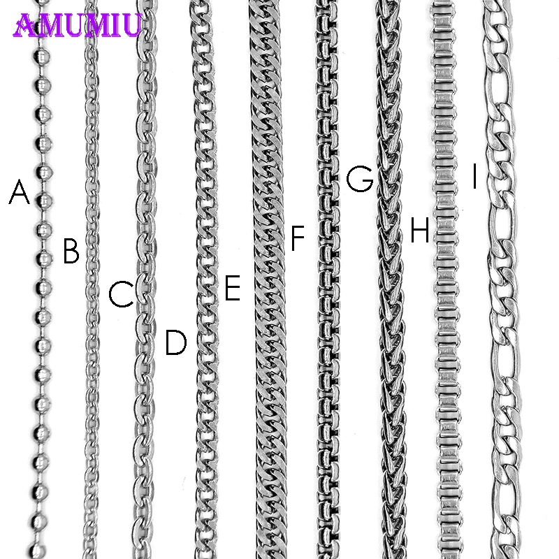 Женский комплект ювелирных изделий AMUMIU серебряное ожерелье и браслет в