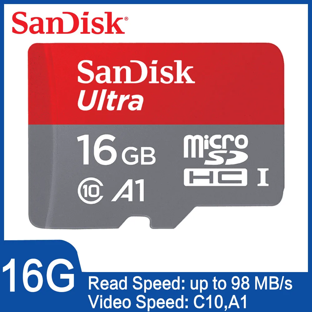 Sandisk карта памяти micro sd класс 10 16 ГБ 32 64 128 | Компьютеры и офис