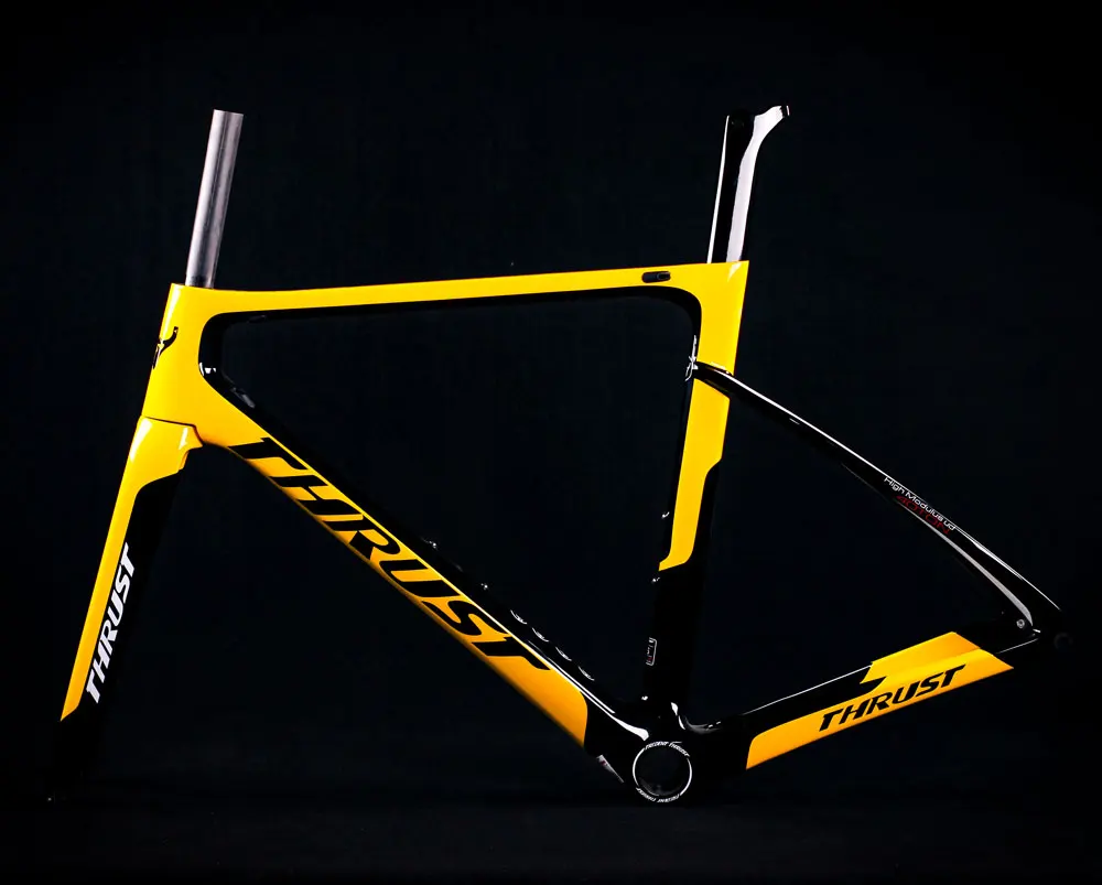 

OEM ODM super light racing road bicycle 465/480/500/520/560 mm T700 carbon frame V brake/disc thrust bike