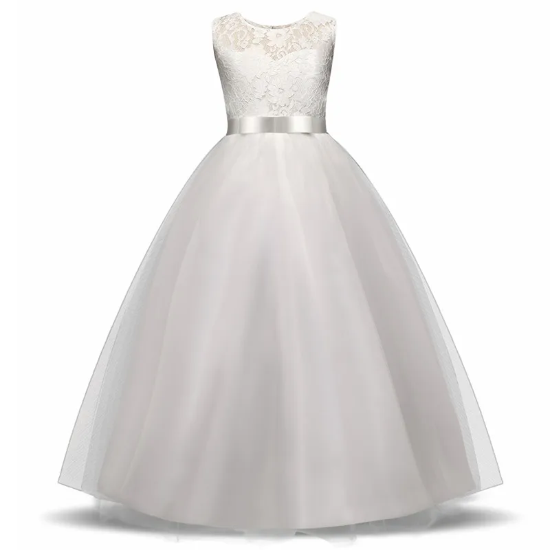 New Year Red Kids Dresses For Girl Clothes Children's Clothing Party Dress Teenage Wedding Gown Lace Princess Costume | Детская
