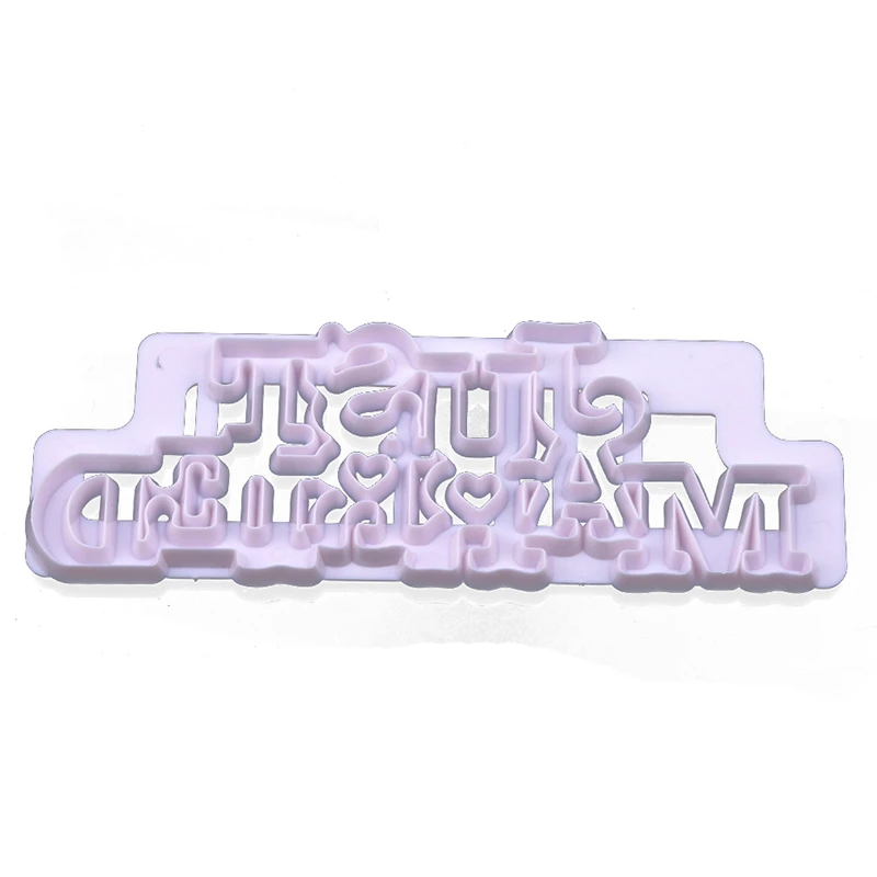 3D слова Just Married помадка формочка для торта украшения инструменты DIY Gumpaste