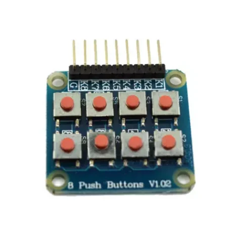 2x4 клавиатуры 4x2 8 кнопочных кнопок V1.00 кнопочная Матрица Кнопка для Arduino AVR PIC 2*4