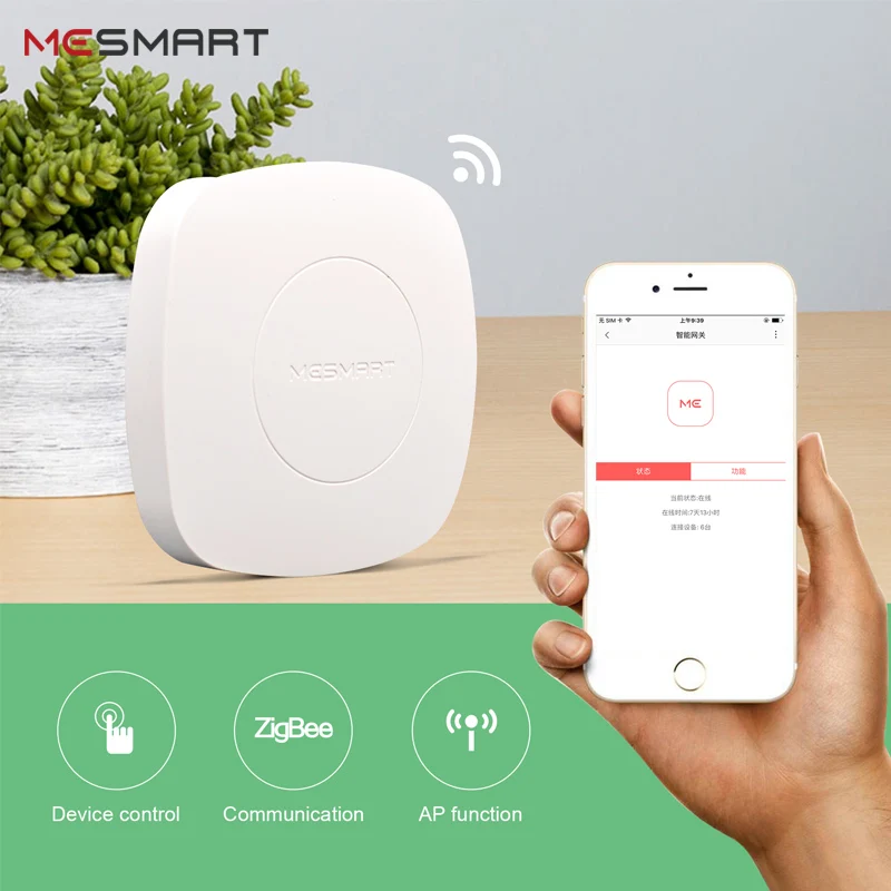 MESMART простая система автоматизации умного дома контроллер концентратор ZigBee