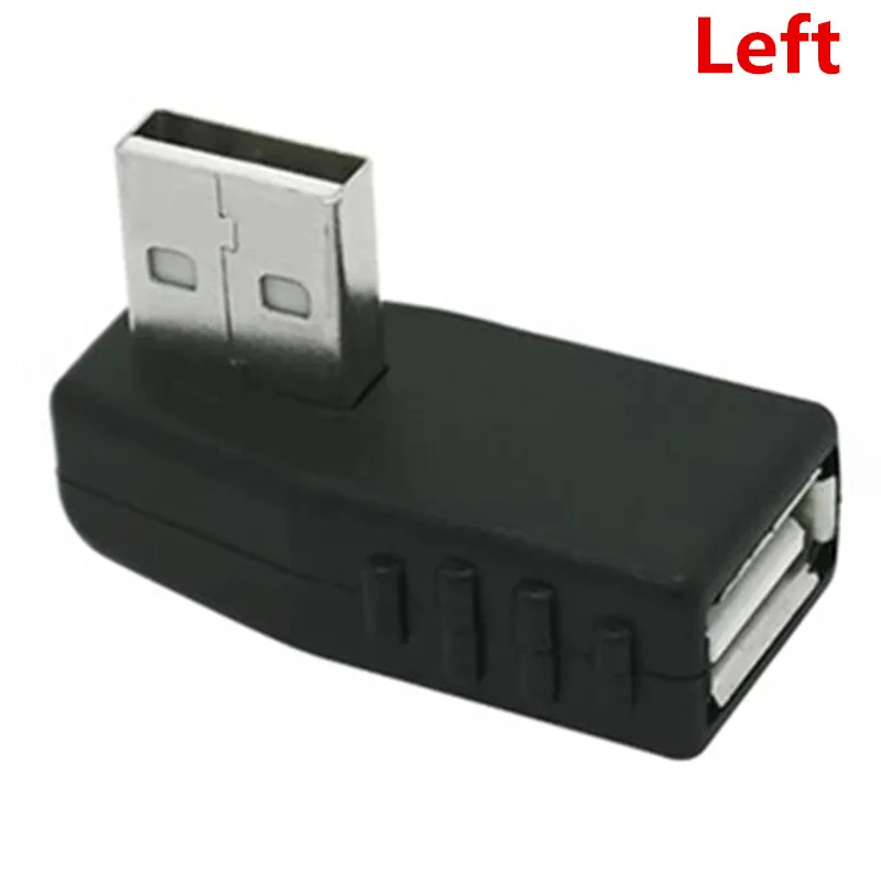90 градусов левый/правый/вверх/вниз угол L изгиб USB 2 0 адаптер Папа-мама удлинитель