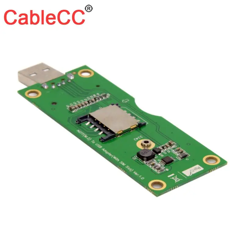 USB адаптер Xiwai для M.2 NGFF беспроводная карта с слотом SIM карты тестовые