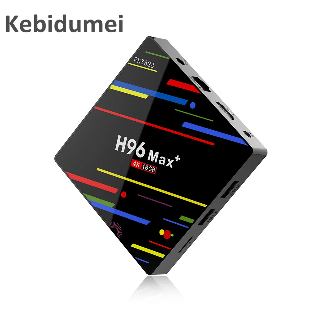 ТВ-приставка H96 MAX Plus Android 8 1 смарт-приставка RK3328 16 ГБ 32 64 2 4G/5G Wifi 4K H.265 медиаплеер Pro H2