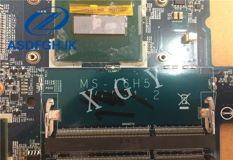 Материнская плата для ноутбука MSI GS60 материнская MS 16H51 16H5 VER: 1 2 DDR3L SR1PX