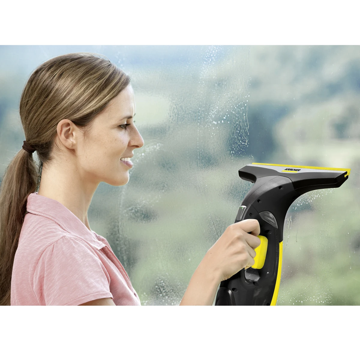 Пылесос для очистки стекол Karcher WV 2 Premium 10Y Edition (Работает в любом положении