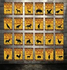 Kelly66 Остерегайтесь собаки, свиньи, лошади, волка, обезьяны, металлический знак, оловянный плакат, домашний декор, Настенная картина 20*30 см, размер Dy82