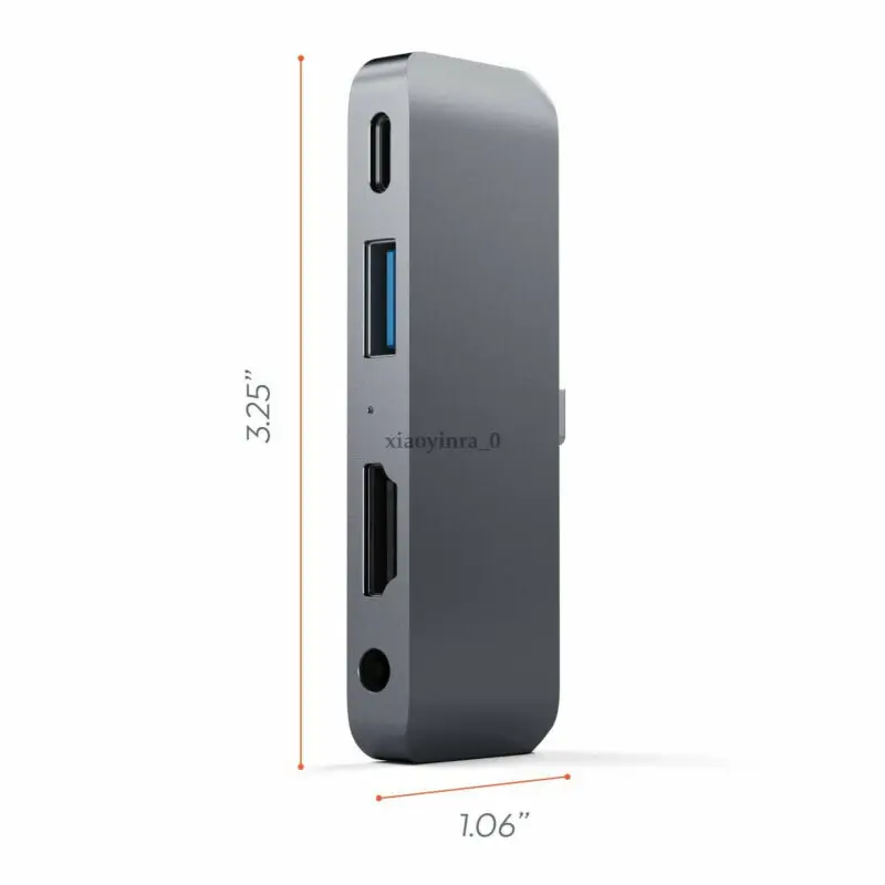 Satechi Aluminum Type C Mobile Pro Hub адаптер с USB PD Зарядка 4K HDMI для iPad Samsung|Адаптеры Type-C| |