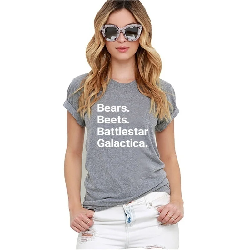 Футболки унисекс с надписью Beets Battlestar Galactica и футболки для подростков офис ТВ шоу