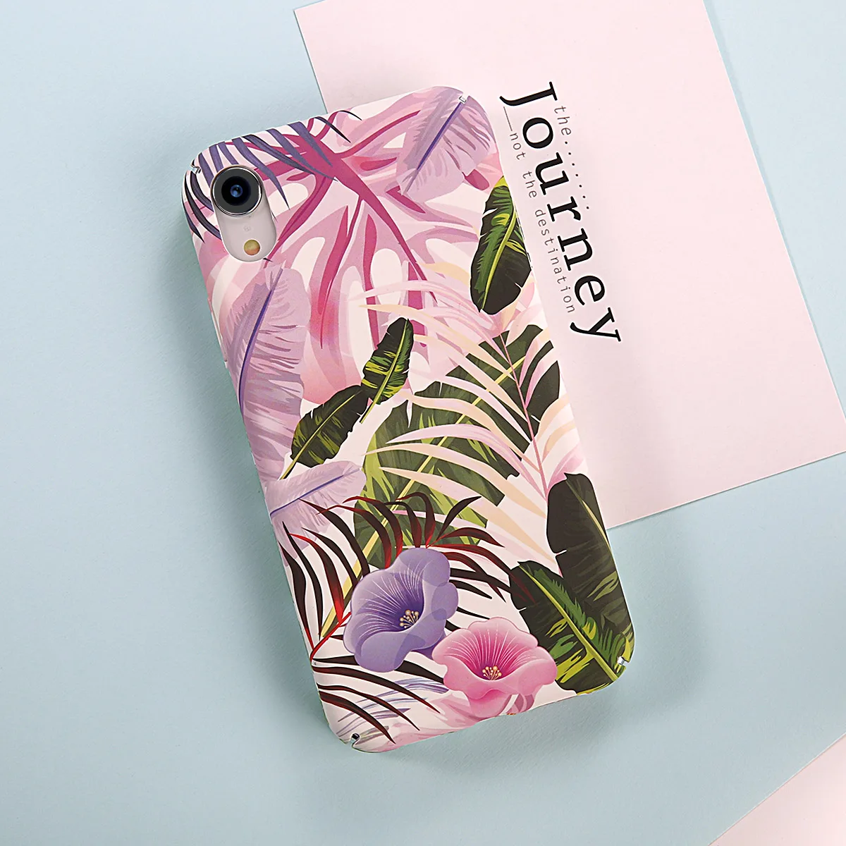 T3 Чехол для телефона Lovebay для iPhone X, XR, XS, Max, 8, 7, 6, 6s Plus, Мультяшные цветные цветы, ананас, листья, жесткий чехол, чехол - Цвет: T3