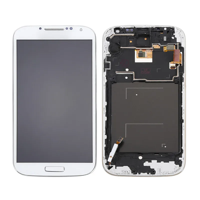 I545 I9500 i9505 ЖК дисплей для SAMSUNG Galaxy S4 сенсорный экран дигитайзер с рамкой i545