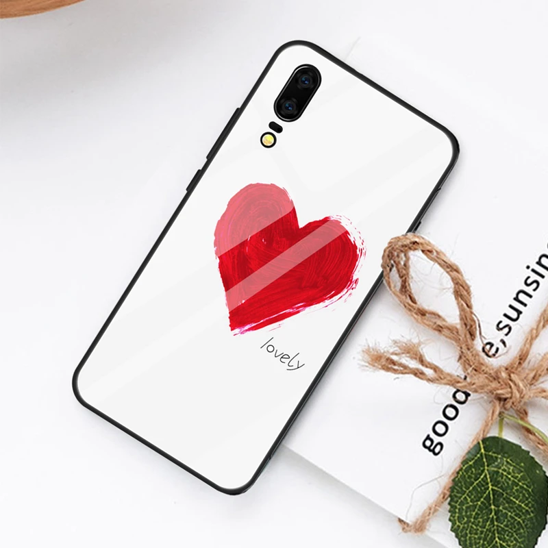 1 Чехол из закаленного стекла для телефона для huawei Honor 10 8X Nova 3 3i чехол с узором для huawei mate 20 P20 Pro mate 10 Lite чехол с принтом - Цвет: 1