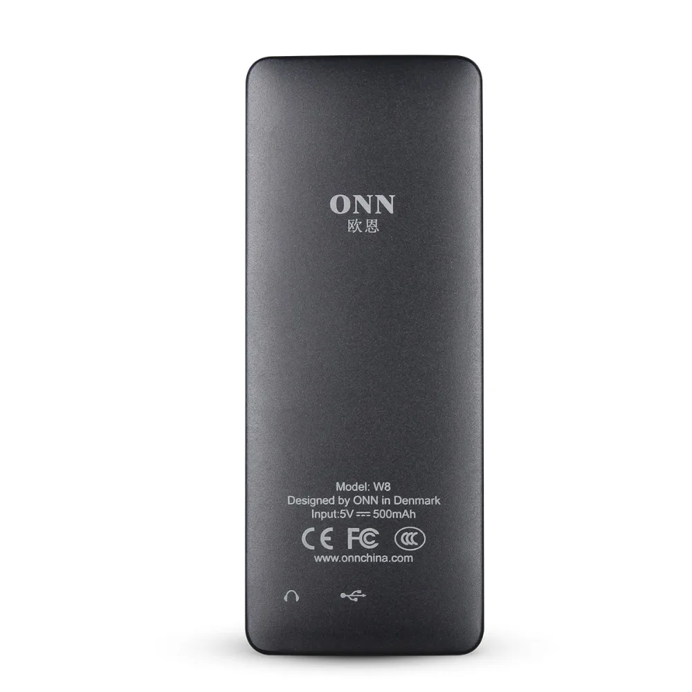 ONN без потерь цифровой Спорт Экран Hifi аудио Mp 3 мини музыки Mp3 плеер Bluetooth FM радио 8