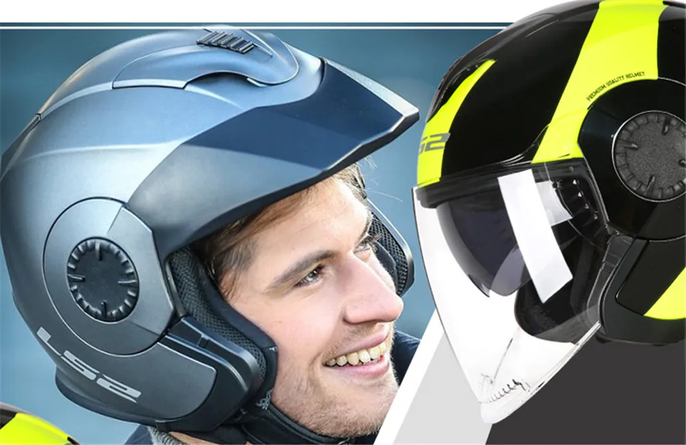 Ls2 OF570 Verson Technik Jet шлем мобильный мотоциклетный скутер Capacetes De Motociclista Casco Moto Casque Moto cask