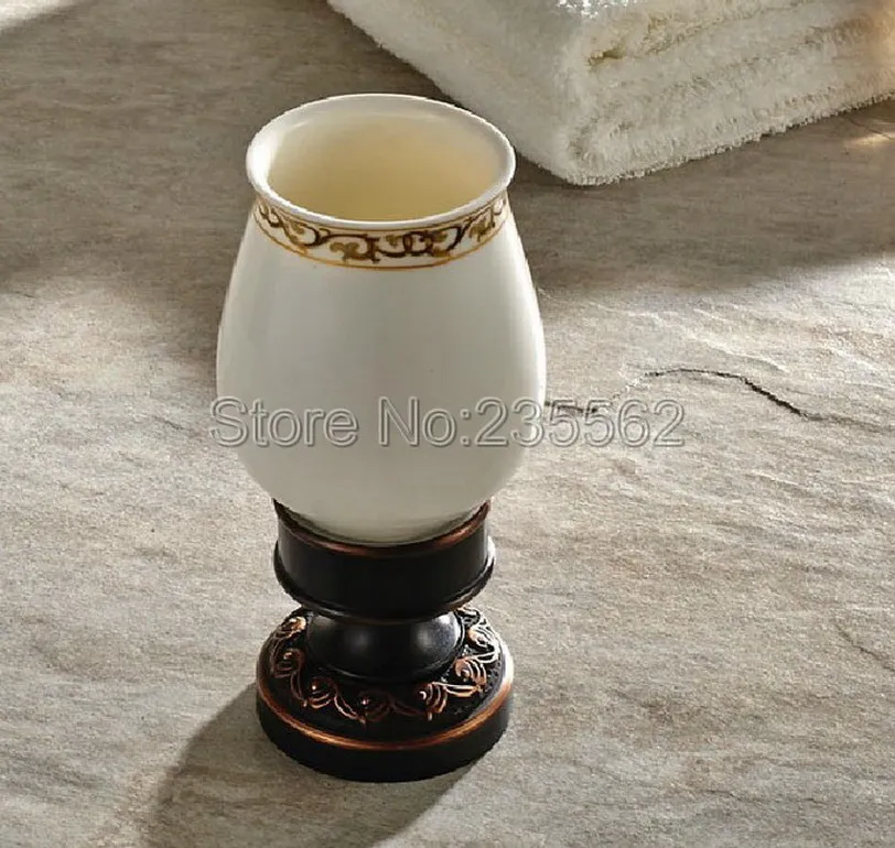 Черные латунные держатели для зубных щеток lba474 набор керамических чашек