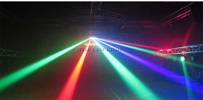 Новинка 2019 LED DMX 8*12W луч света цветной dj клуб RGBW сканирование сценический эффект