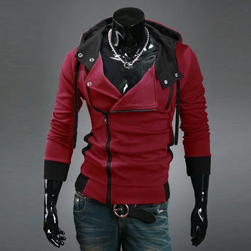 Мужское пальто на молнии для активного отдыха куртка с длинным рукавом теплая