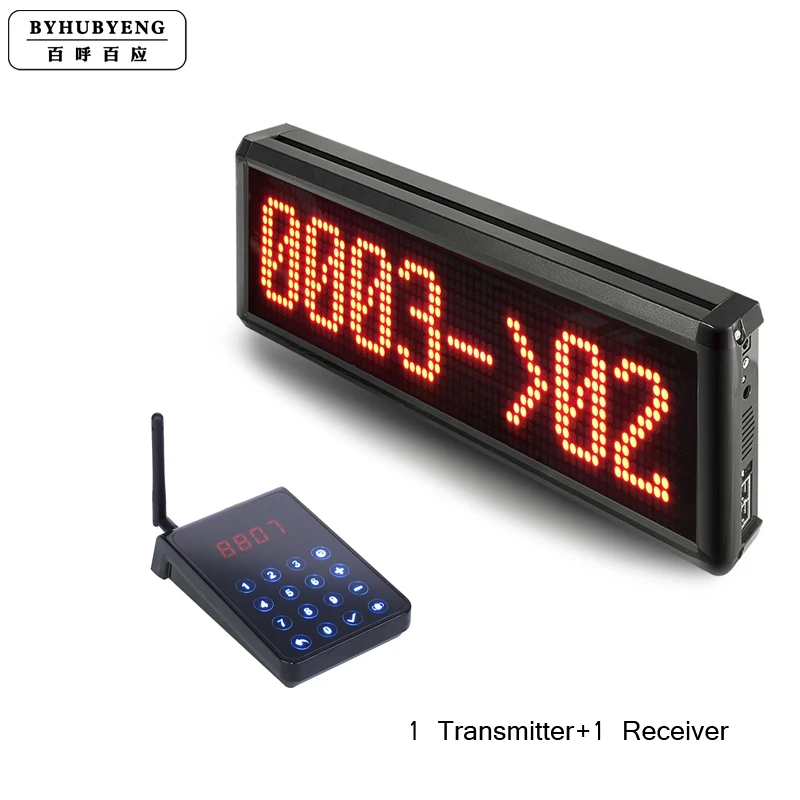 High Quality Queue Management System Receiver Service LED Display Screen for Hospital Guest |