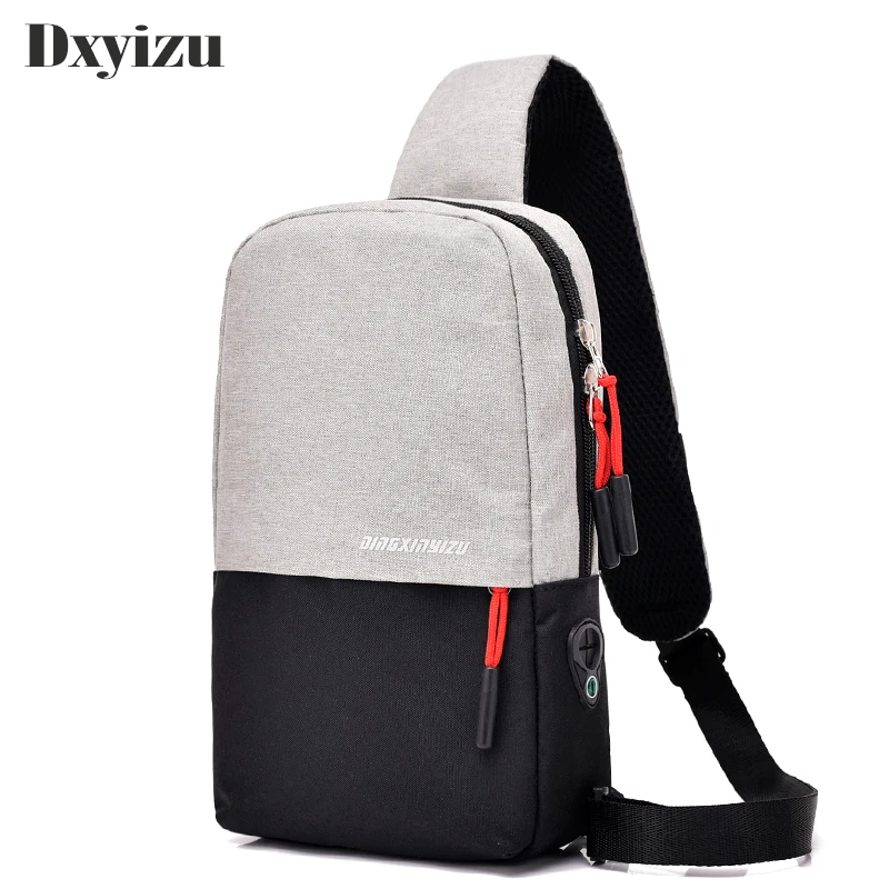 

Men Chest Crossbody Bag Casual Men Messenger Bags Top Quality Women Waist Pack Male Shoulder Bags Theftproof Chest Bags