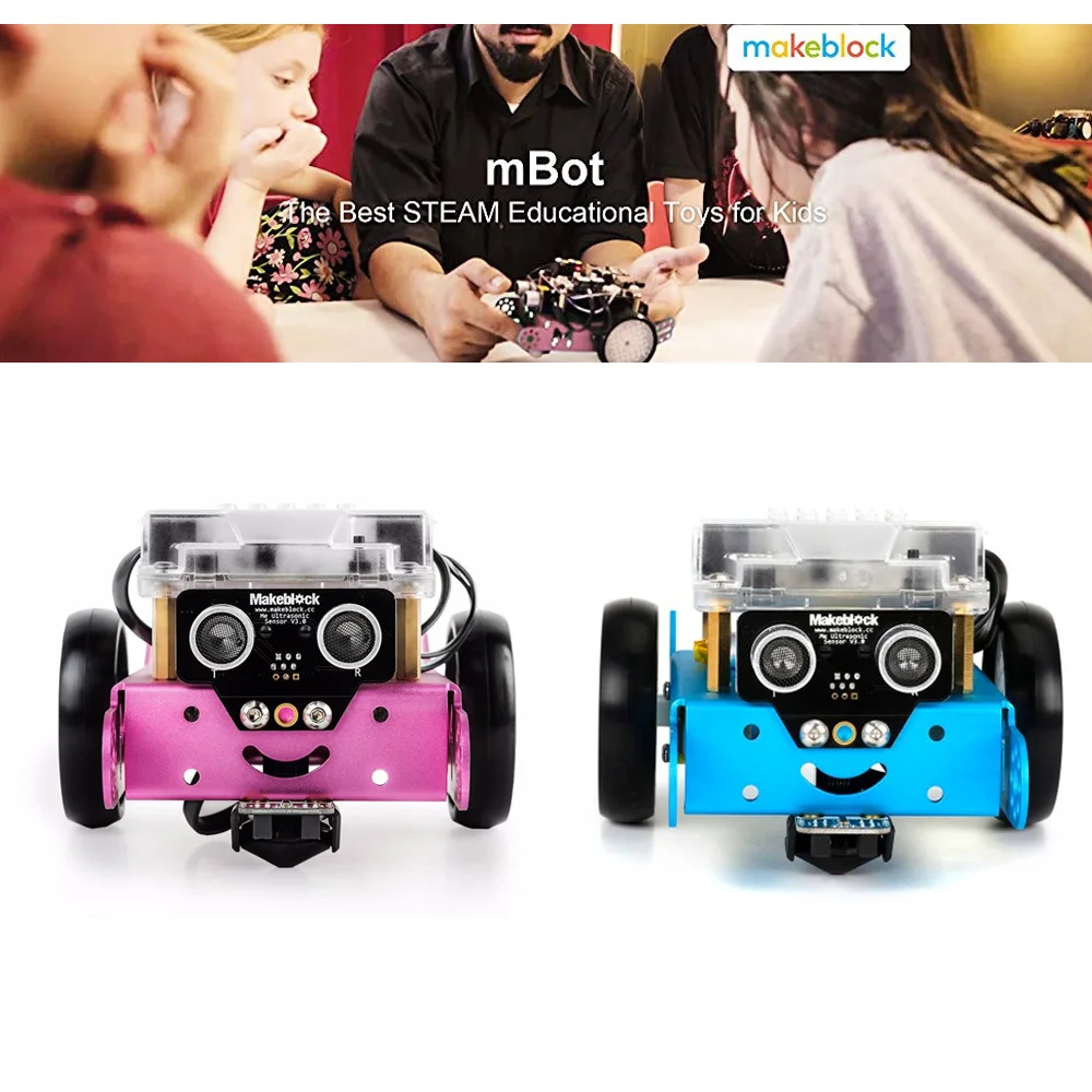 Программируемые детские игрушки Makeblock mBot V1.1 Подарочный паровой обучающий