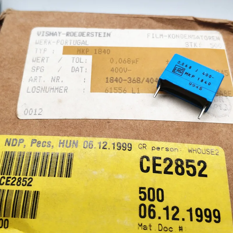 5 шт. оригинальный MKP-1840 серии 400V 0 068 мкФ Fever самый популярный пленочный