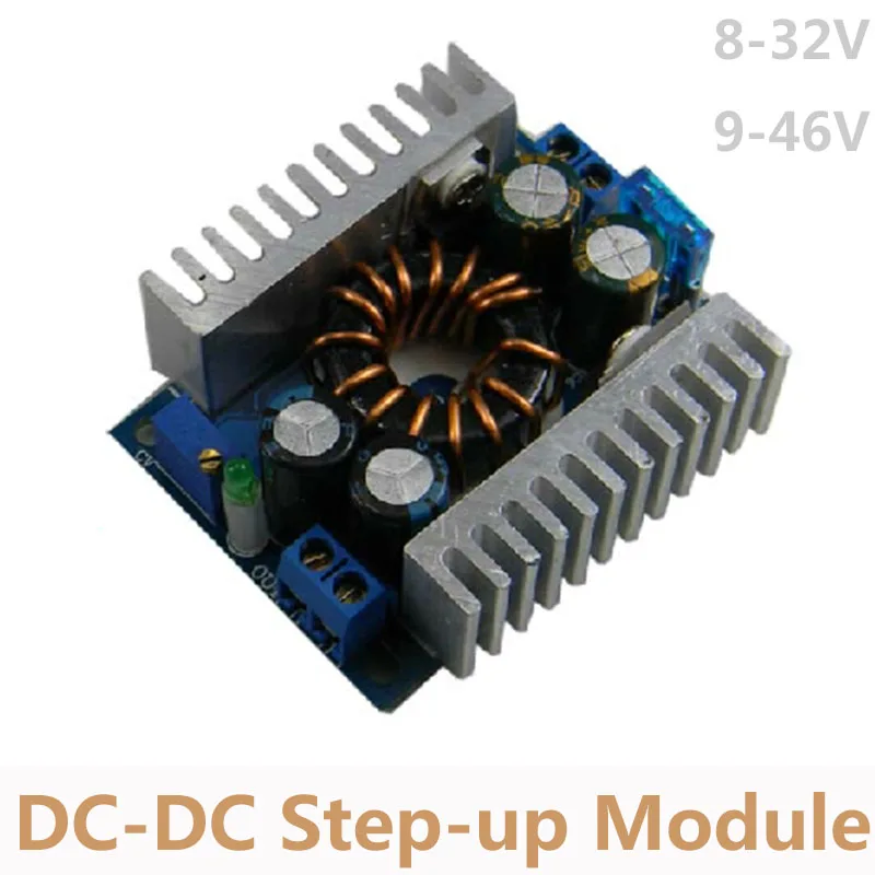 DC 8-32 В до 9-46 Step Up Модуль 150 Вт высокое Мощность повышающий преобразователь модуль