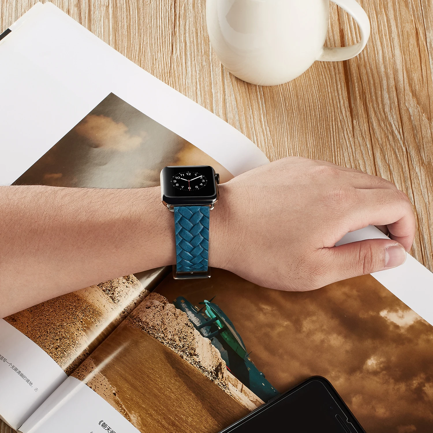 Ремешок ZLIMSN из натуральной кожи для Apple Watch Series 4 3 2 1 iWatch 42 мм 38 мм|Ремешки часов| |