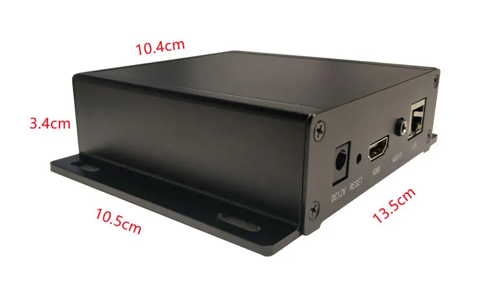 4K H.265/HEVC H.264/MPEG4 HTTP/RTSP/RTMP/HLS видео-кодировщик в реальном времени HDMI вход и IP выход