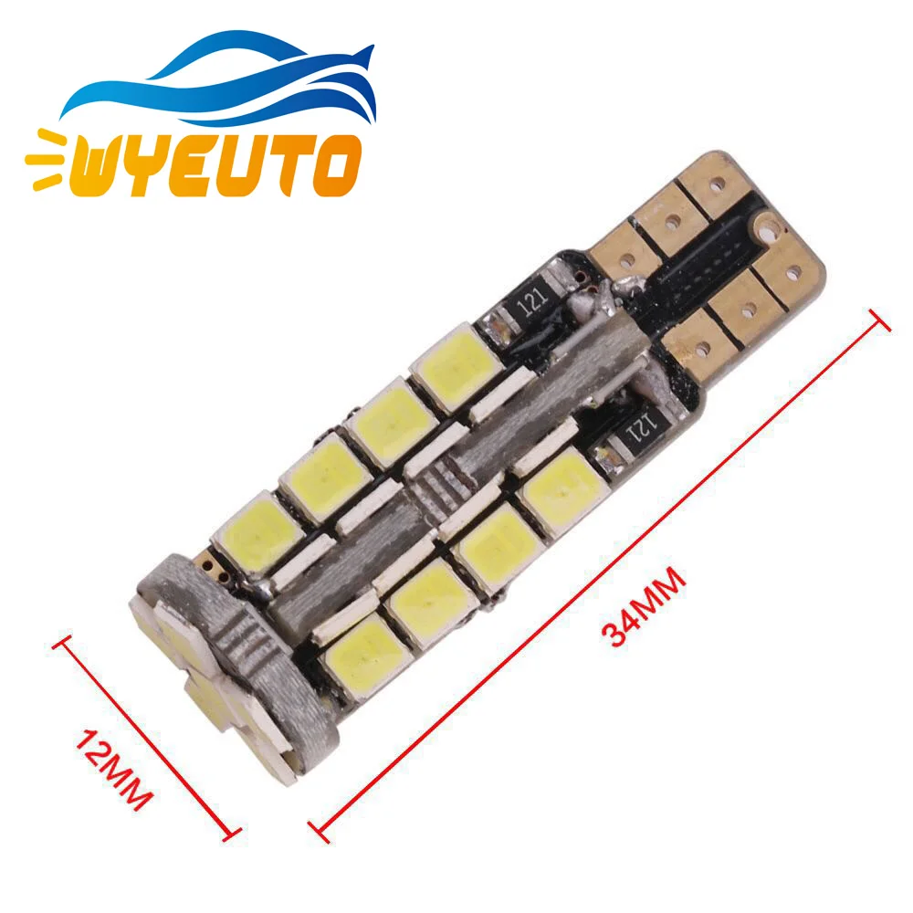 1 шт. автомобильная светодиодная ширина декодирование света T10 2835 38SMD высокий