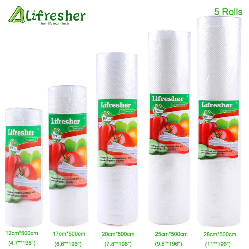 Lifresher пакеты для хранения продуктов вакуумный упаковщик пакет 15 20 25 28 Вакуумный