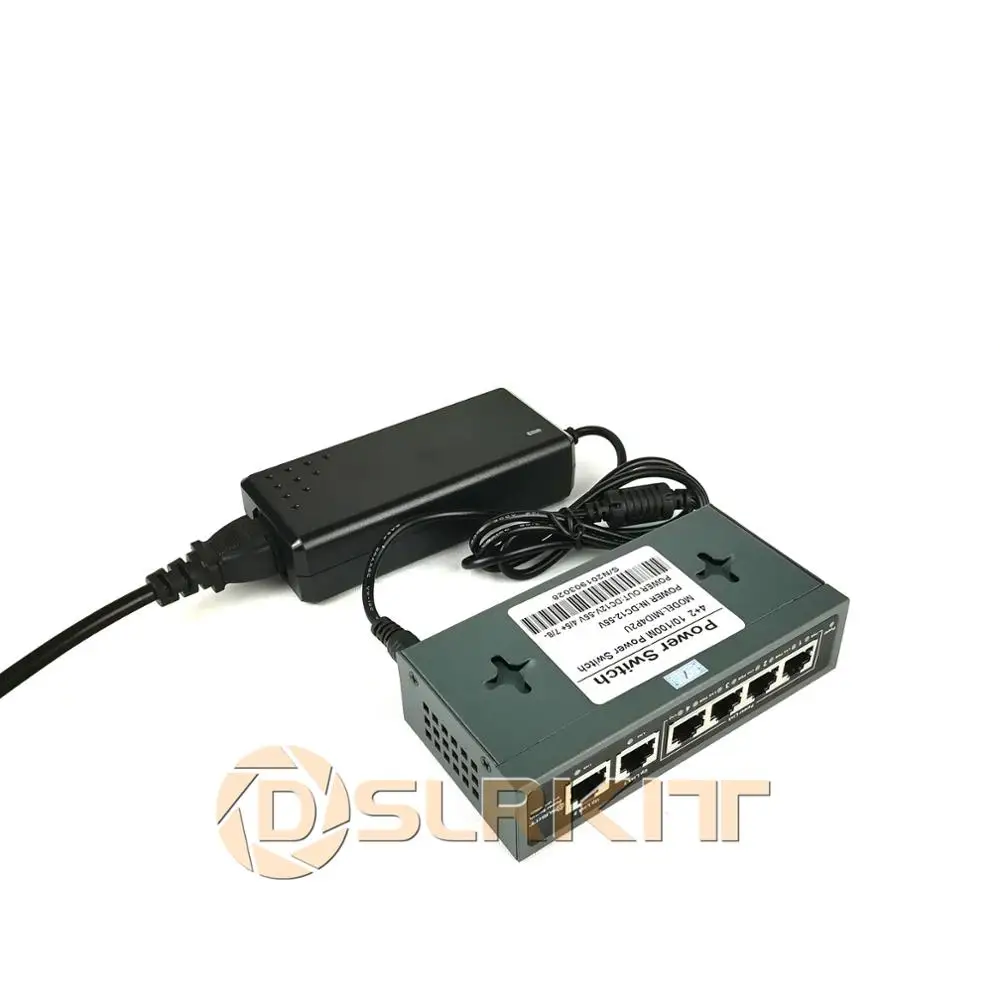 DSLRKIT 24 в 72 Вт 6 портов Пассивный PoE выключатель инъектор для UBNT AP UAP AC LITE LR|Сетевые