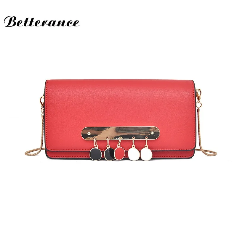 2018 Betterance PU женщин сумка красивые кисточкой Сумка почтальона Сумочки Мини petit sac