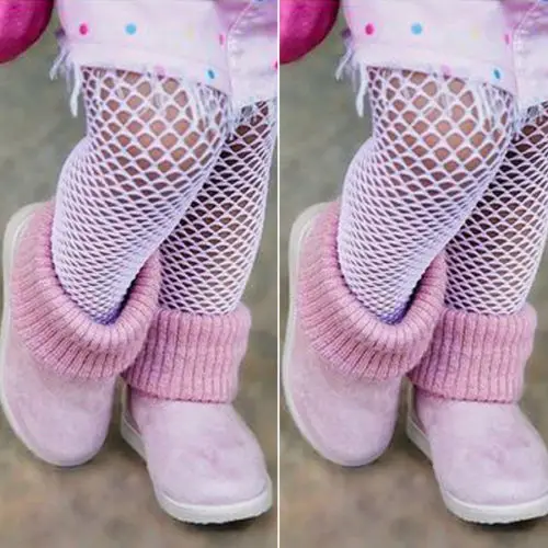 Детские высокие плотные длинные носки для маленьких девочек модные ажурные