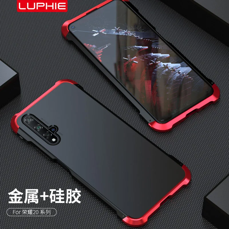 Противоударный металлический чехол-бампер для телефона huawei Honor 20 Honor20, матовая жесткая задняя крышка из поликарбоната, чехол-броня для huawei Honor 20