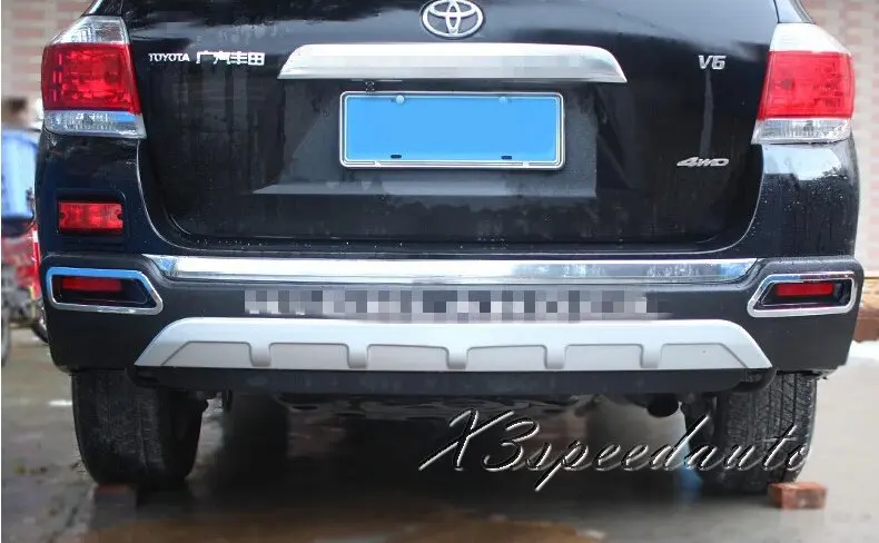 Высокое Качество Задний бампер протектор для Toyota Highlander 2011 2012 2013 | Автомобили и