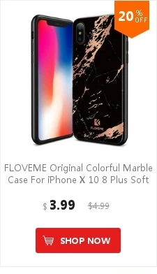 New Floveme Чехол для мобильного телефона iPhone X 8 7 6S 6 plus холодный Градиент Blue Ray PC прозрачная задняя крышка телефона Интимные аксессуары Капа чехол на айфон X 7 8 Plus чехол на айфон 6s 6 6 S Plus