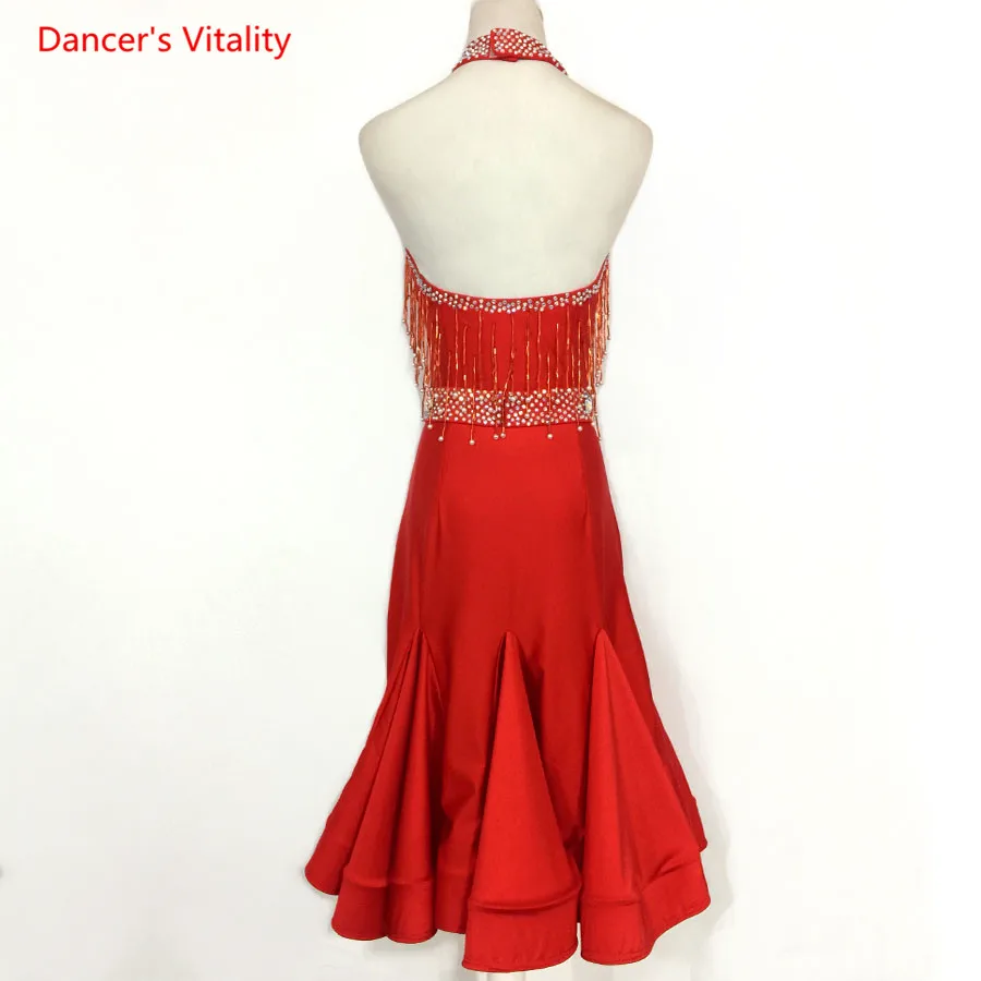 

2018 New Adult/Kids Latin Dance Costumes Women/Girls Latin Dance Competition Dress Ballroom Dance Performance Dancewears