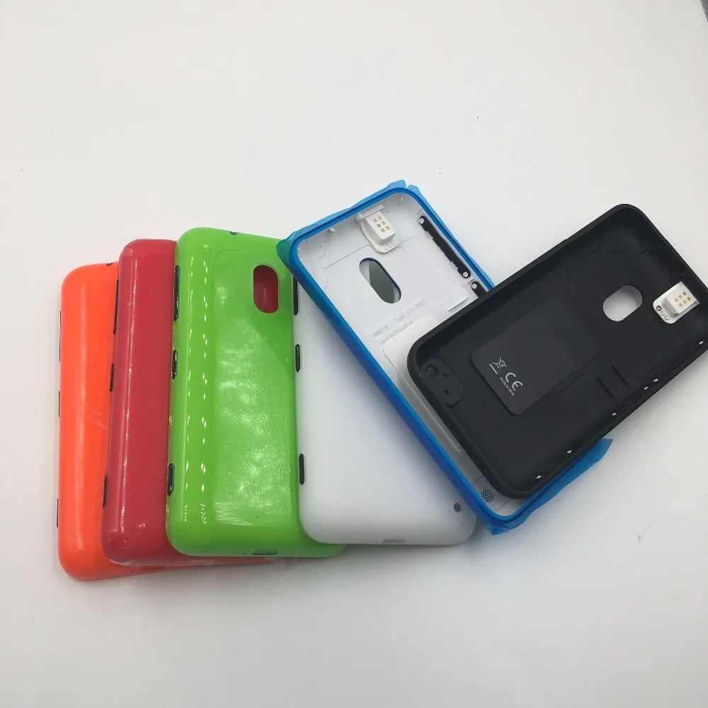 RTBESTOYZ для Nokia Lumia 620 N620 сменная Крышка батарейного отсека с боковой кнопкой|Корпусы