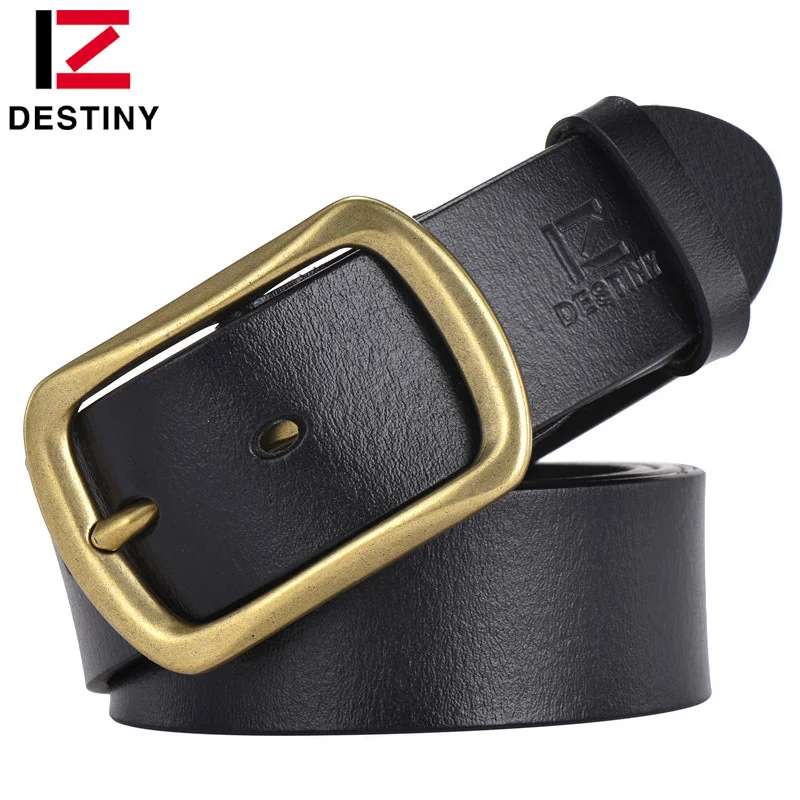 Судьба 100% натуральная кожа ремни для мужчин Роскошные известных брендов ремень