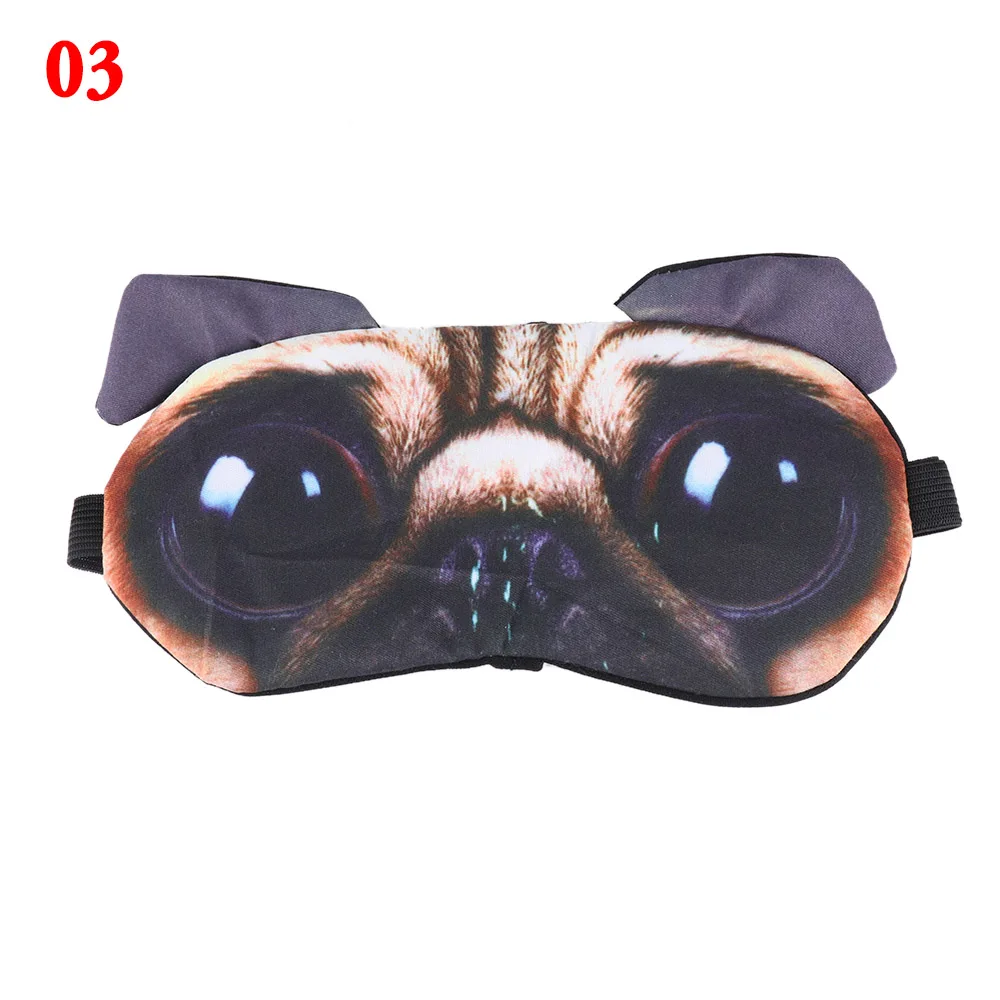 03 1 шт. 3D мультфильм животных маска на глаза для сна маска для сна мягкие милые зимние ботинки с хлопковой подкладкой сна защита для глаз тени крышка отдохните тени для век с повязкой на Уход за глазами - Цвет: 03