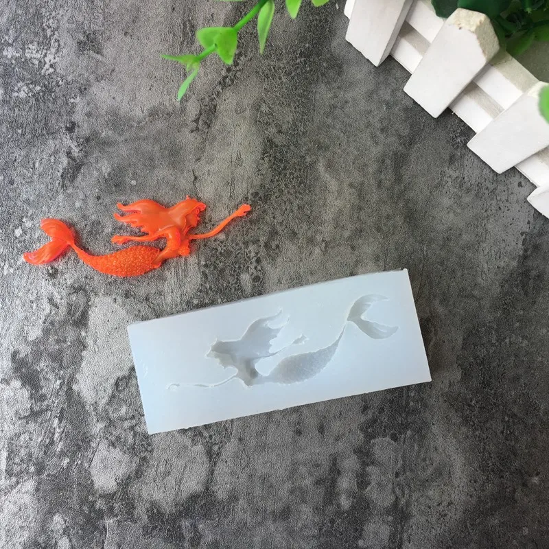 3D Силиконовая Русалка форма для кухни инструменты выпечки тортов принадлежности