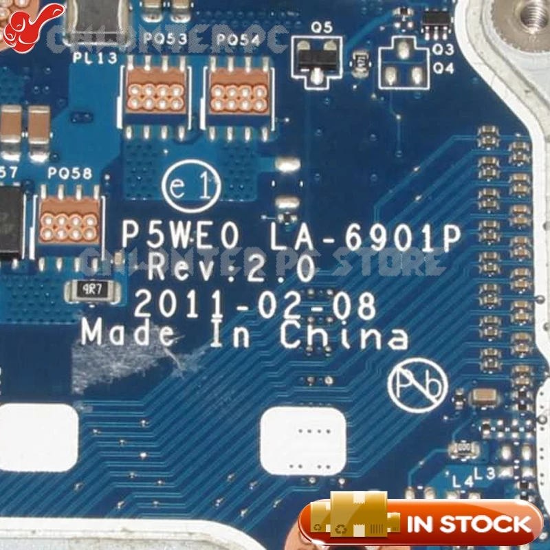 NOKOTION MB.RFF02.004 MBRFF02004 для ноутбука Acer aspire 5750 5750G NV57 материнская плата P5WE0 LA 6901 HM65 DDR3 GT520M
