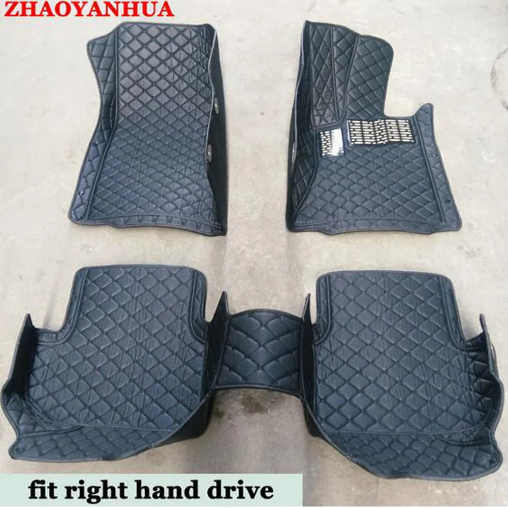 Zhaoyanhua правый руль автомобиля автомобильные коврики для Hyundai ix25 ix35 Tucson Santa Fe Sonata Verna