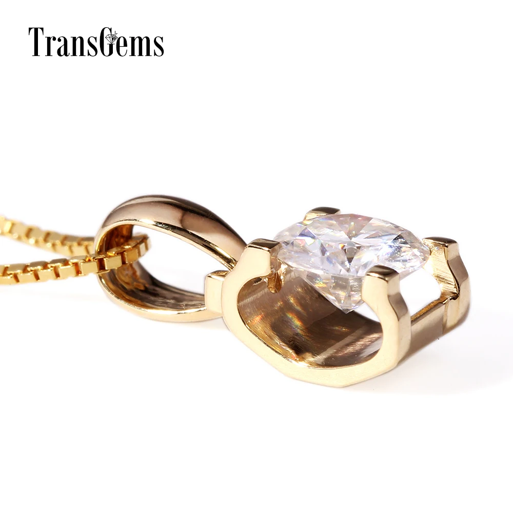 Женское колье Косынка с подвеской 18 К желтое золото 1 карат 6 5 мм|necklace 18k|necklace