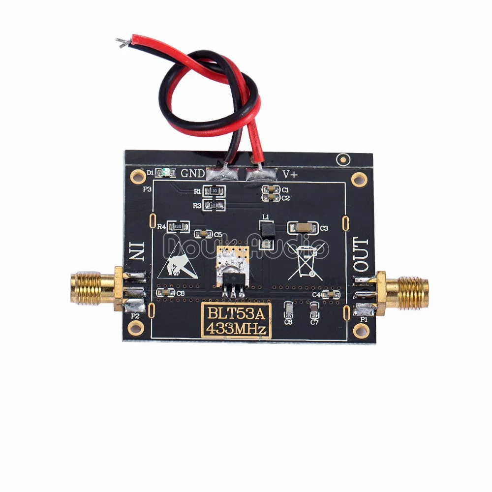 BLT53A 433 МГц RF Amp модуль усилителя мощности 3 7 в низкое напряжение для si4463 /