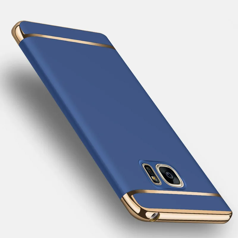 Чехол для Samsung Galaxy Note 5 3 в 1 жесткий матовый пластиковый чехол задней крышки